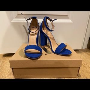 Brand New Charlotte Russe royal blue heels!